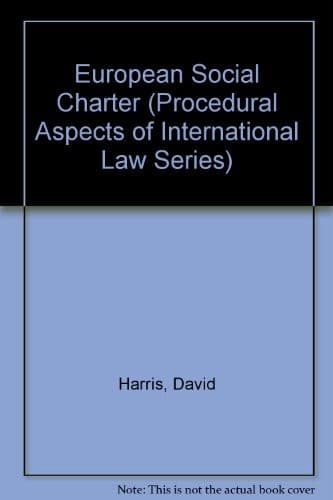 Cover image for The European Social Charter