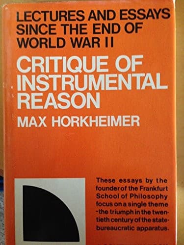 Cover image for Critique of instrumental reason