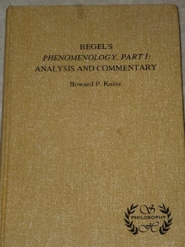 Cover image for Hegel's Phenomenology, part I