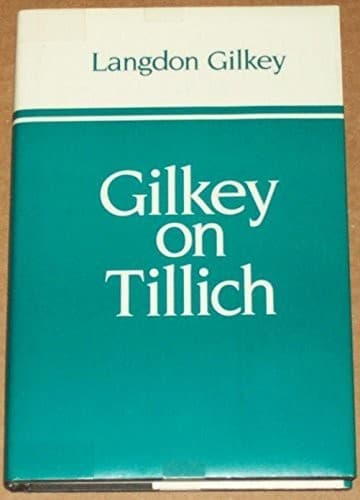 Cover image for Gilkey on Tillich