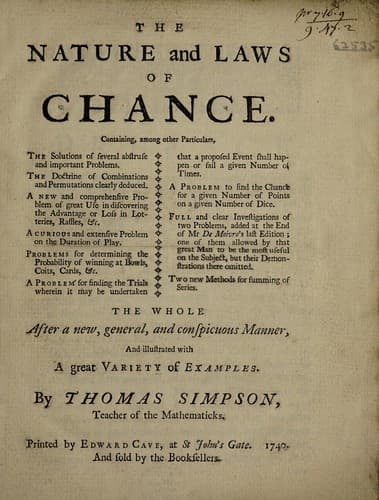 The nature and laws of chance