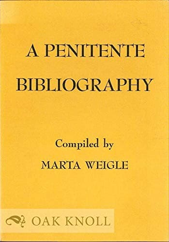 Cover image for A Penitente bibliography