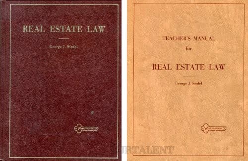 Cover image for Real estate law