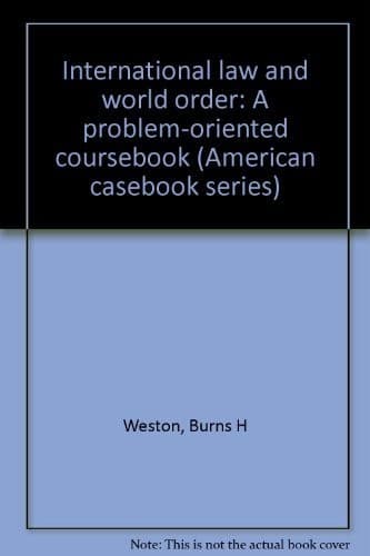 Cover image for International law and world order