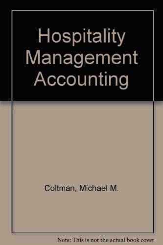 Cover image for Hospitality management accounting