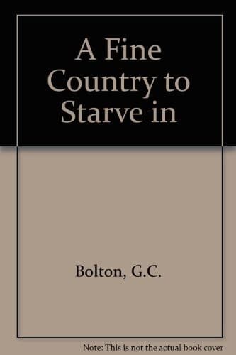 Cover image for A fine country to starve in