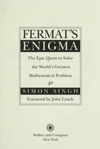 Cover image for Fermat's Enigma