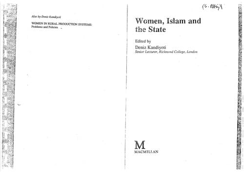 Cover image for Women, Islam, and the state