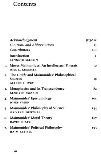 The Cambridge companion to Maimonides