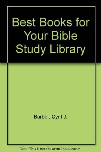Cover image for Best books for your Bible study library