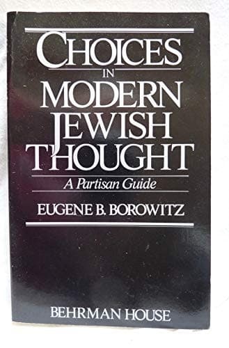 Cover image for Choices in modern Jewish thought