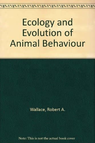 Cover image for The ecology and evolution of animal behavior