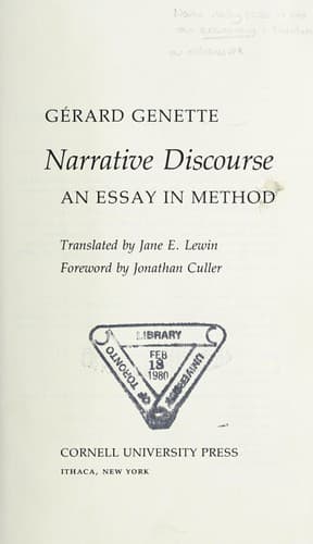 Cover image for Narrative Discourse
