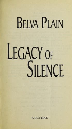Cover image for Legacy of silence.