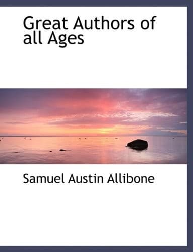 Great Authors of all Ages