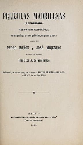 Películas madrileñas (reformada)