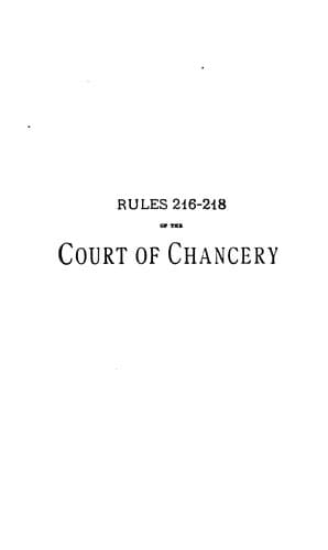 Reports of Cases Decided in the Court of Chancery, the Prerogative Court, And, on Appeal, in the ...