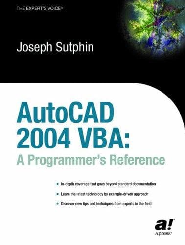 Cover image for AutoCAD 2004 VBA