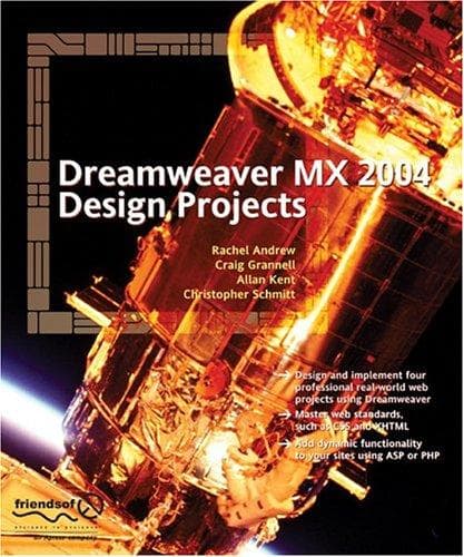 Cover image for Dreamweaver MX 2004 Design Projects