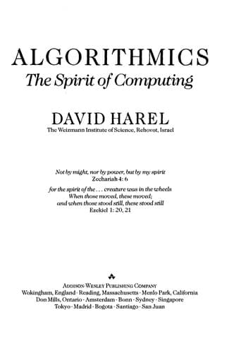 Cover image for Algorithmics