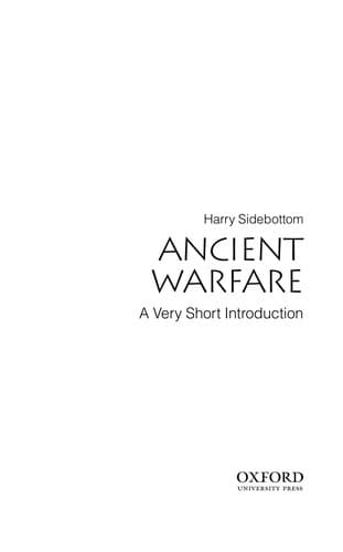 Cover image for Ancient warfare