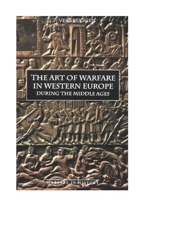 Cover image for The art of warfare in Western Europe during the Middle Ages
