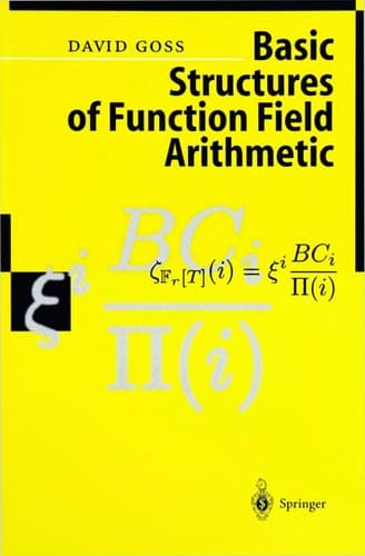 Cover image for Basic structures of function field arithmetic