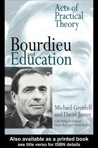Cover image for Bourdieu and education