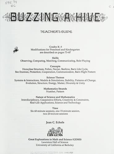 Cover image for Buzzing a hive