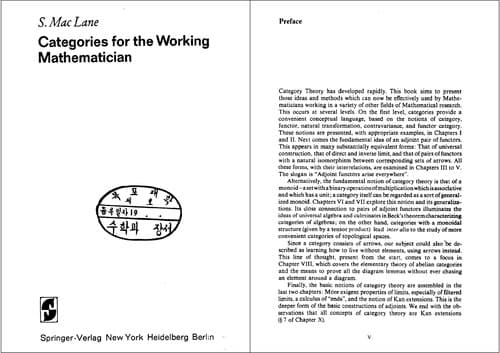 Cover image for Categories for the working mathematician
