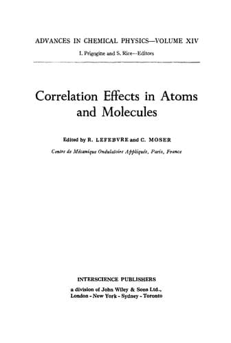 Cover image for Advances in Chemical Physics