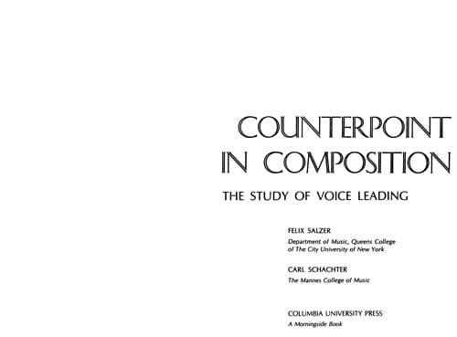 Cover image for Counterpoint in composition