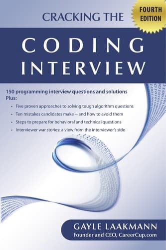 Cover image for Cracking the coding interview