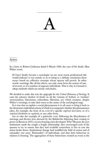 Cover image for A critical dictionary of sociology