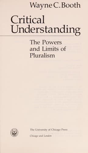 Cover image for Critical understanding