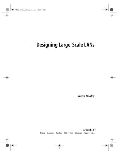Cover image for Designing large-scale LANs