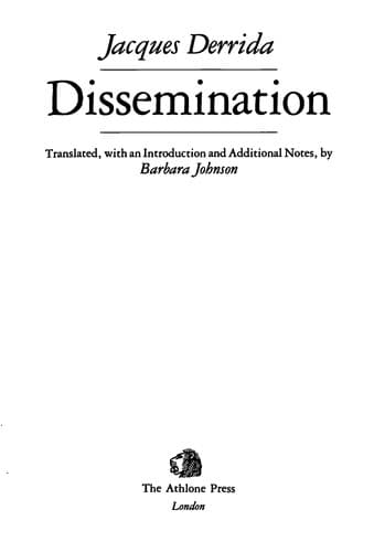 Cover image for Dissemination