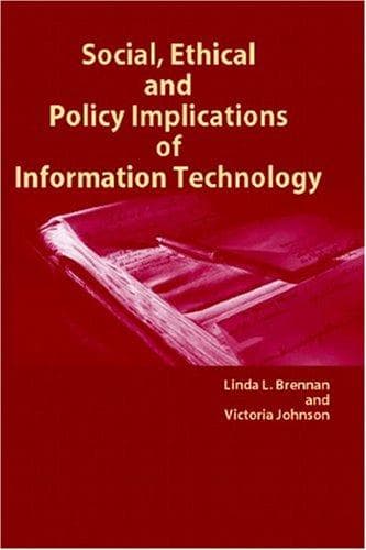 Cover image for Social, Ethical and Policy Implications of Information Technology