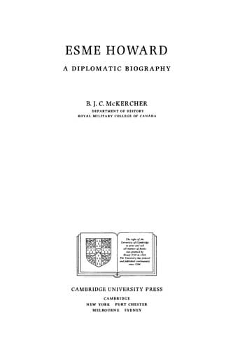 Cover image for Esme Howard