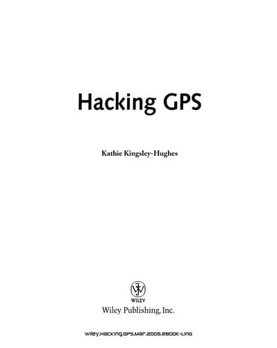 Cover image for Hacking GPS