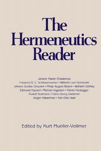 The Hermeneutics reader