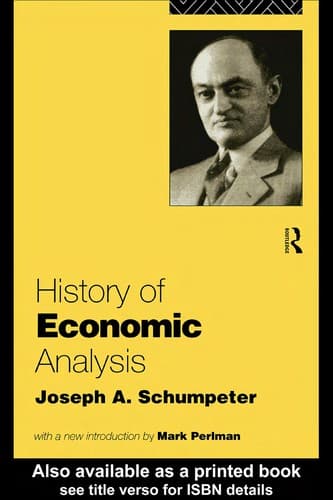 Cover image for History of economic analysis