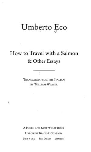Cover image for How to travel with a salmon and other essays
