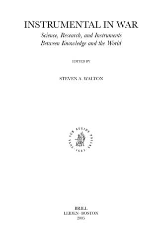 Cover image for Instrumental in war