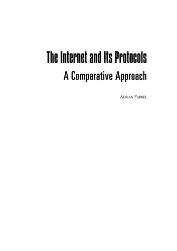 Cover image for The Internet and its protocols