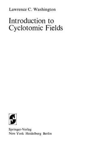 Cover image for Introduction to cyclotomic fields
