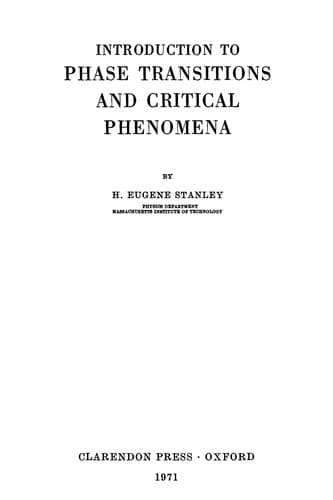 Cover image for Introduction to phase transitions and critical phenomena