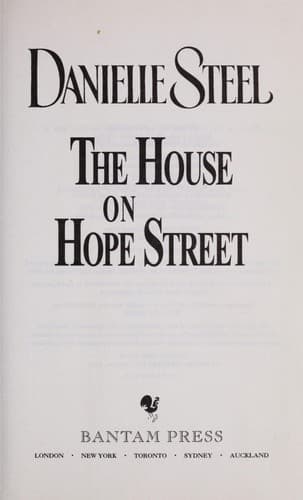 Cover image for The house on Hope Street