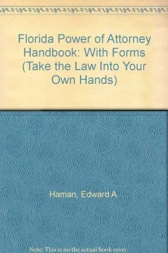 Cover image for Florida power of attorney handbook