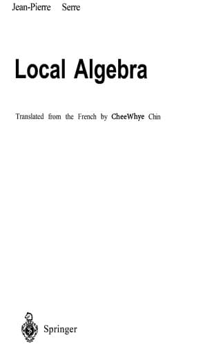 Cover image for Local algebra